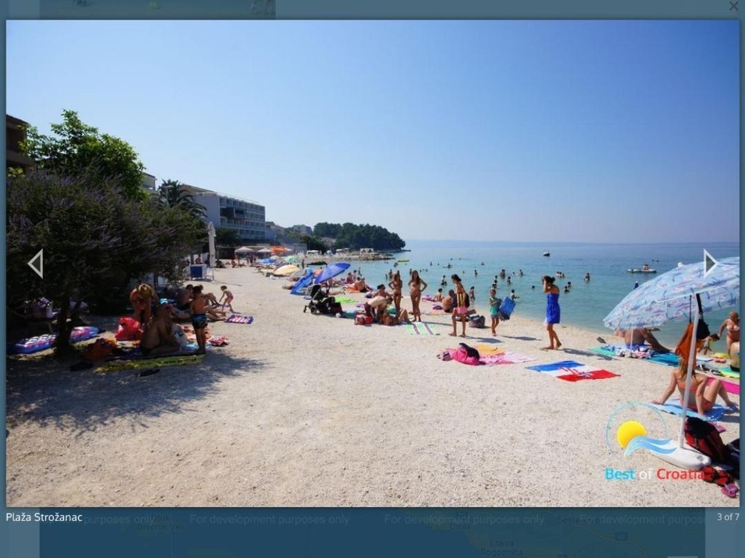 Apartman Hill Podstrana Kültér fotó